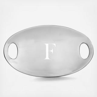 Personalized Pebble Handle Tray
