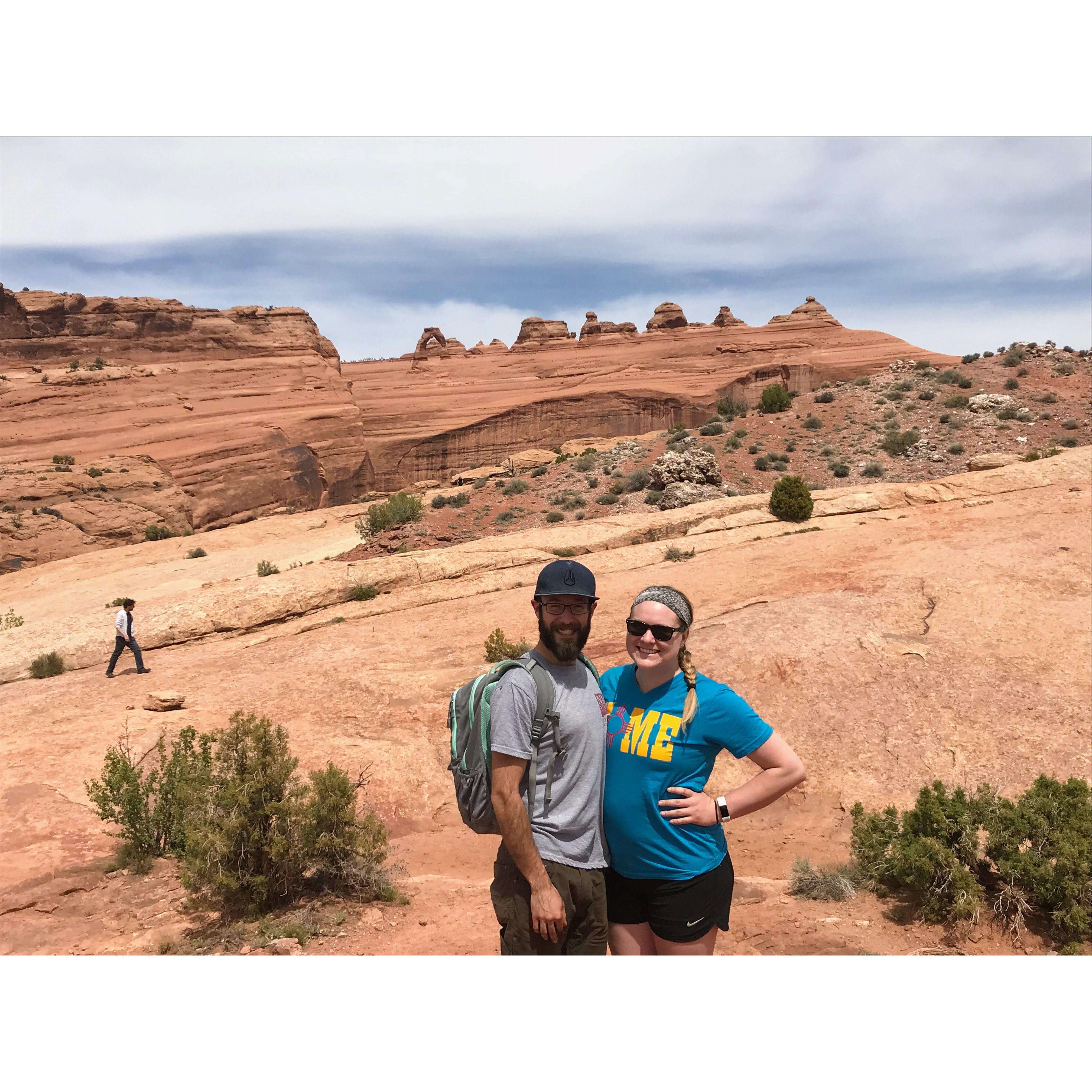 Moab, Utah, on a camping trip with our excellent Denver friends. April 2018.
