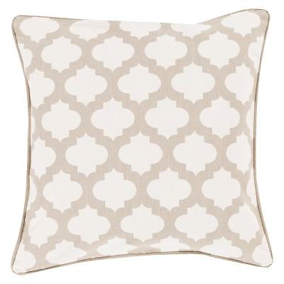 Product description page - Moroccan Lattice Throw Pillow - Surya®