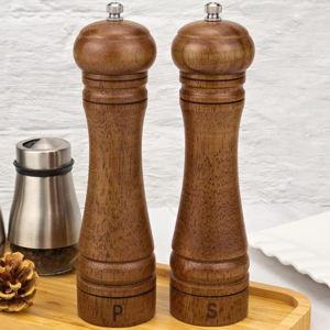 Wood Salt and Pepper Grinder Set
