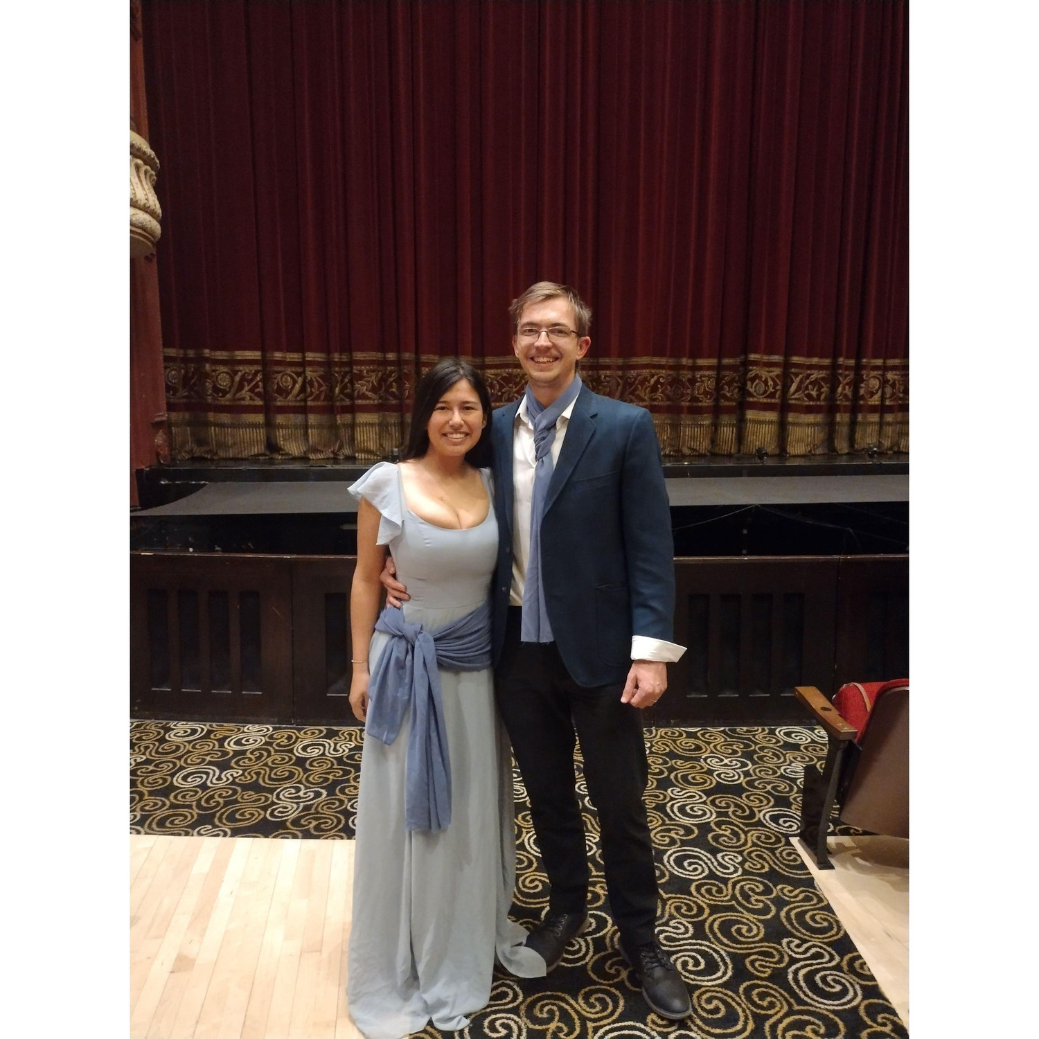 First Opera! Marriage of Figaro, the arguments seemed funny then, now we have to laugh at ourselves.
