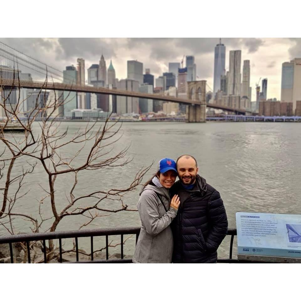 The hardest thing about moving to NYC for Jana has been learning how to layer up in the cold-- but with these views, it's worth it!