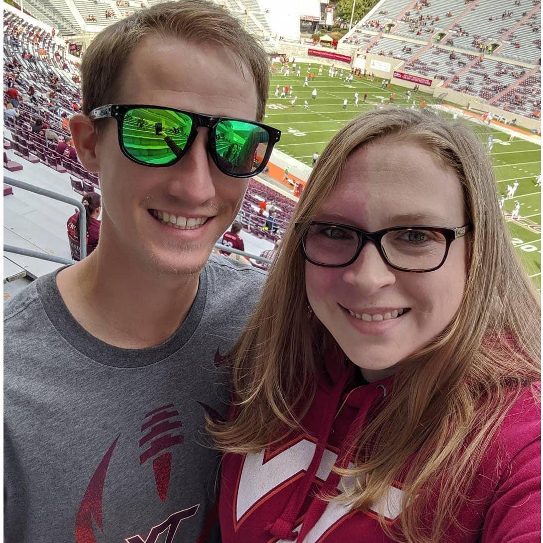 Visit to Kyle's Alma Mater. Go Hokies!
