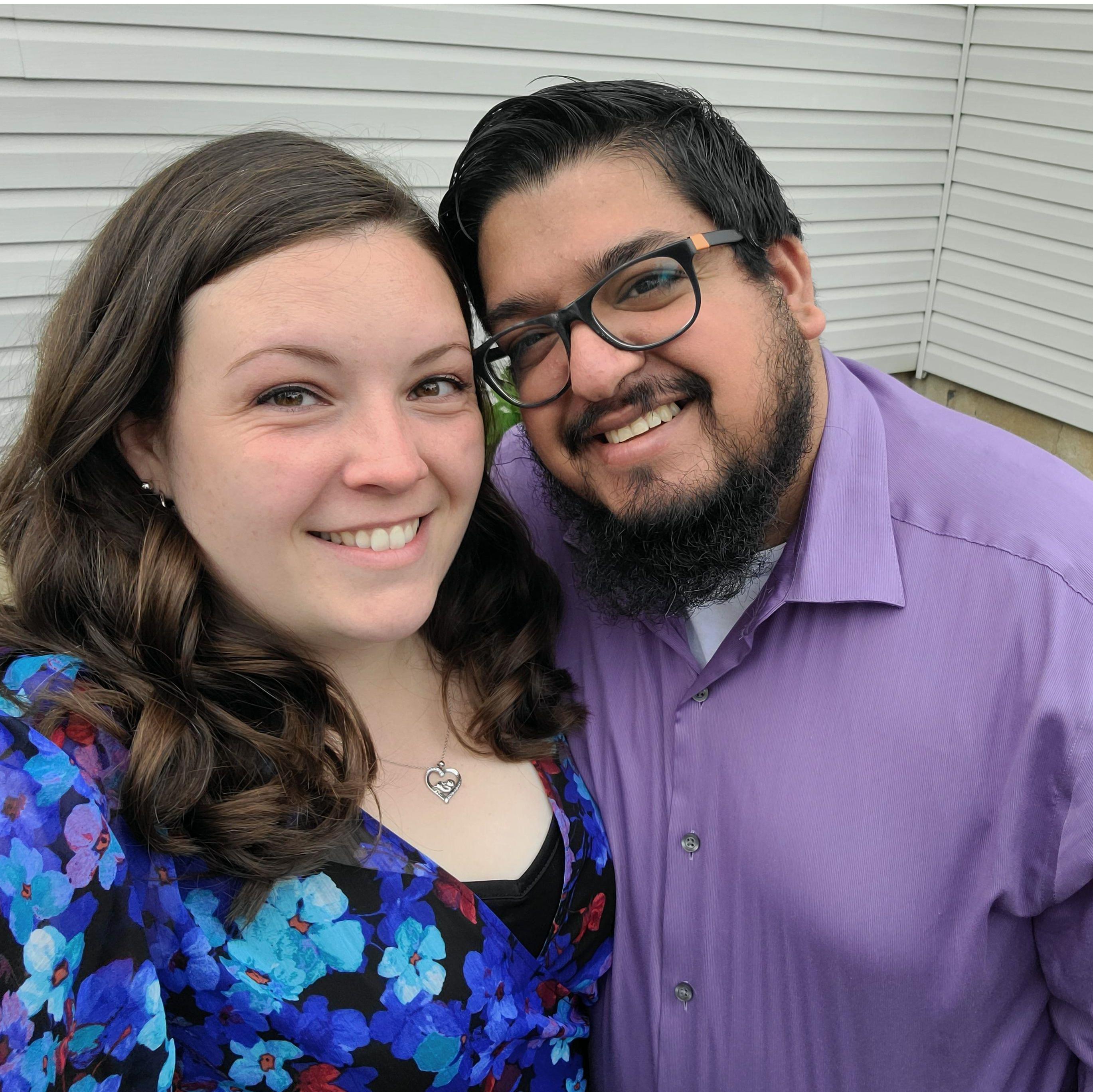 After we said "I do!" at our home on May 5, 2023.
