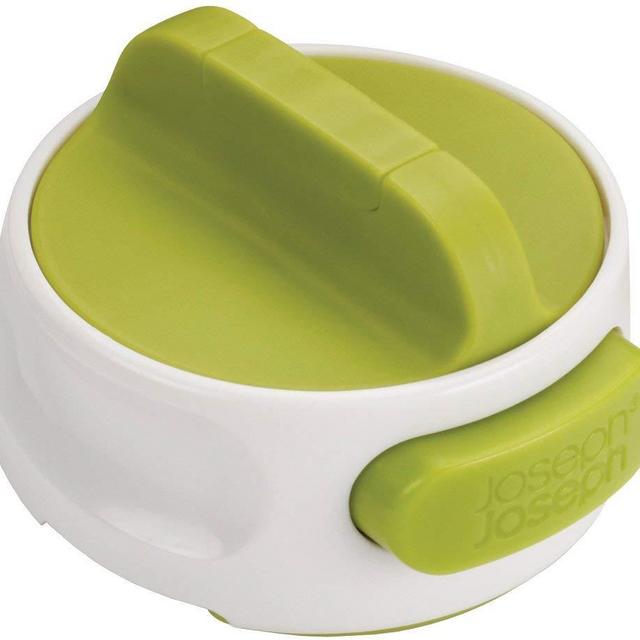 Joseph Joseph 20005 Can-Do Compact Can Opener Easy Twist Release Portable Space-Saving Manual Stainless Steel, Green