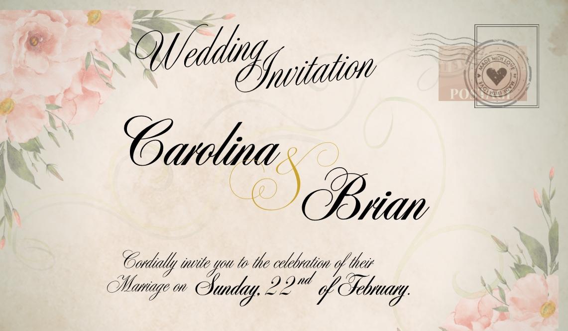 The Wedding Website of Brian Barry and C. Carolina Mendez