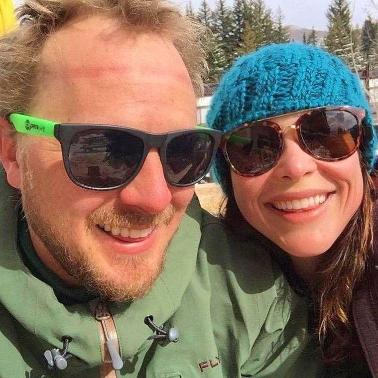 Snowboarding the back bowls of Vail as friends 3/26/16 when Devin still lived in Denver