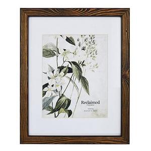Espresso Stained Wood Matted Picture Frame, 11x14