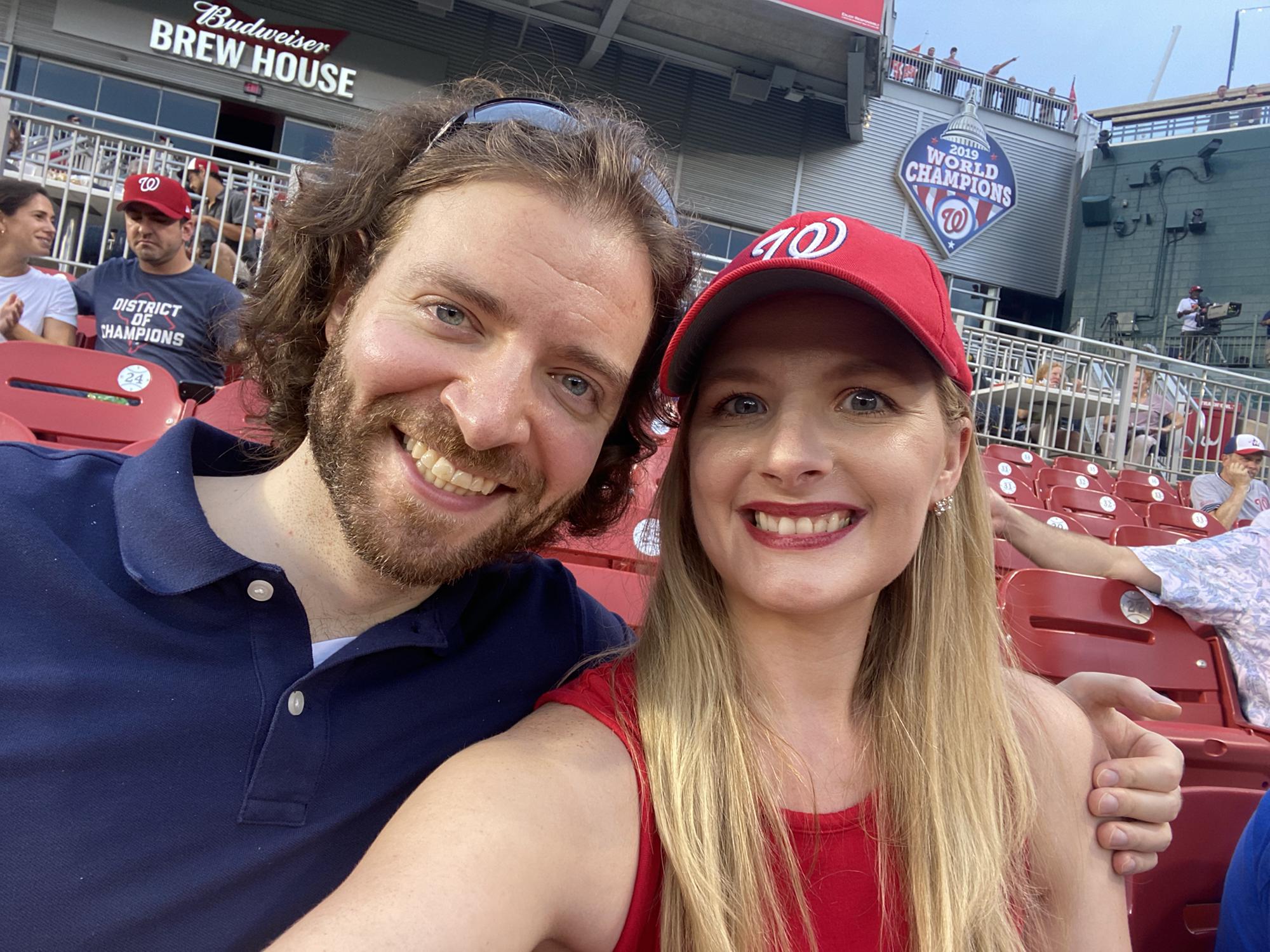Nationals Game with family in town, 2021