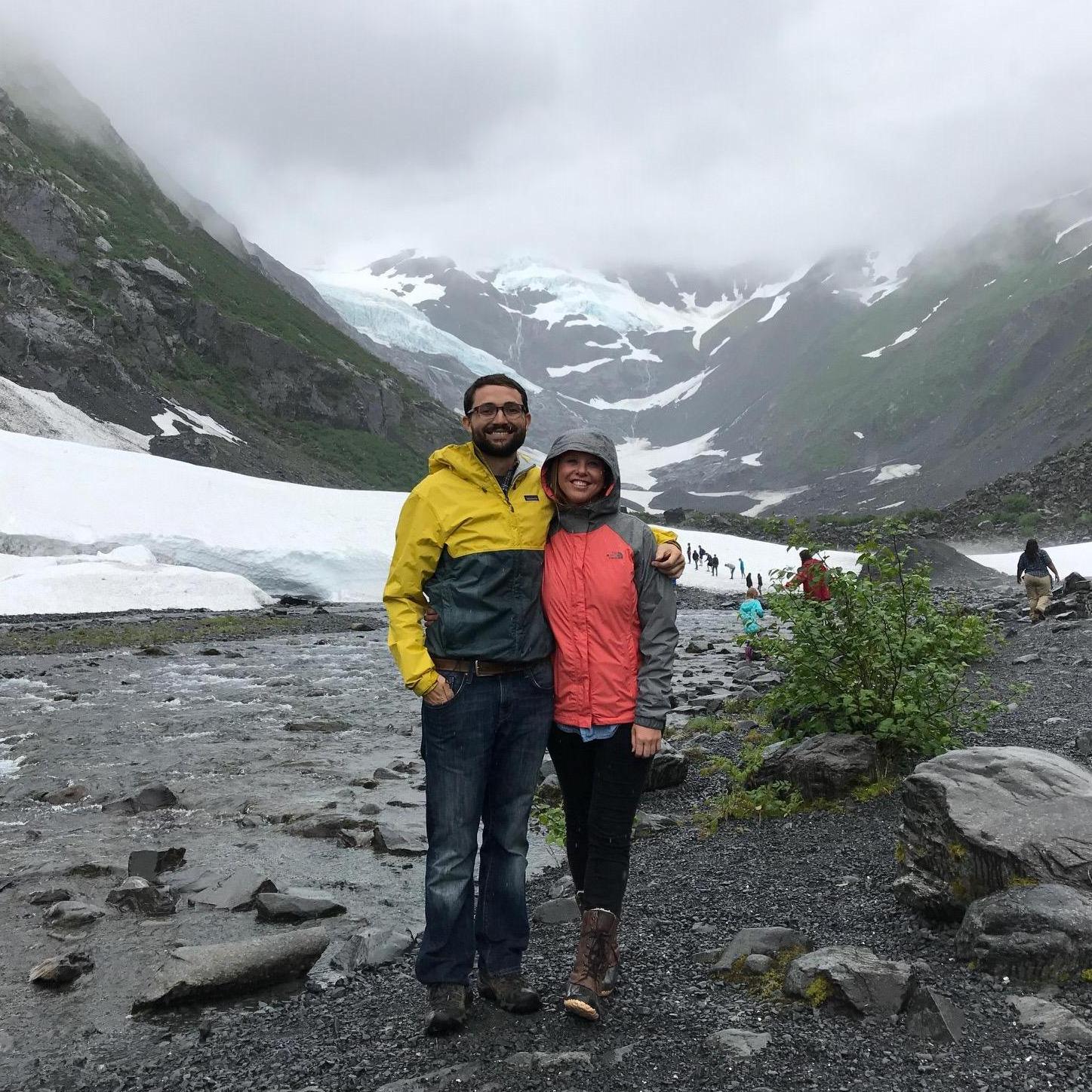 In Alaska for one of our first big adventures together