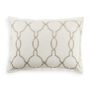 Hudson Park CollectionSeed Stitch Trellis Standard Sham - 100% Exclusive