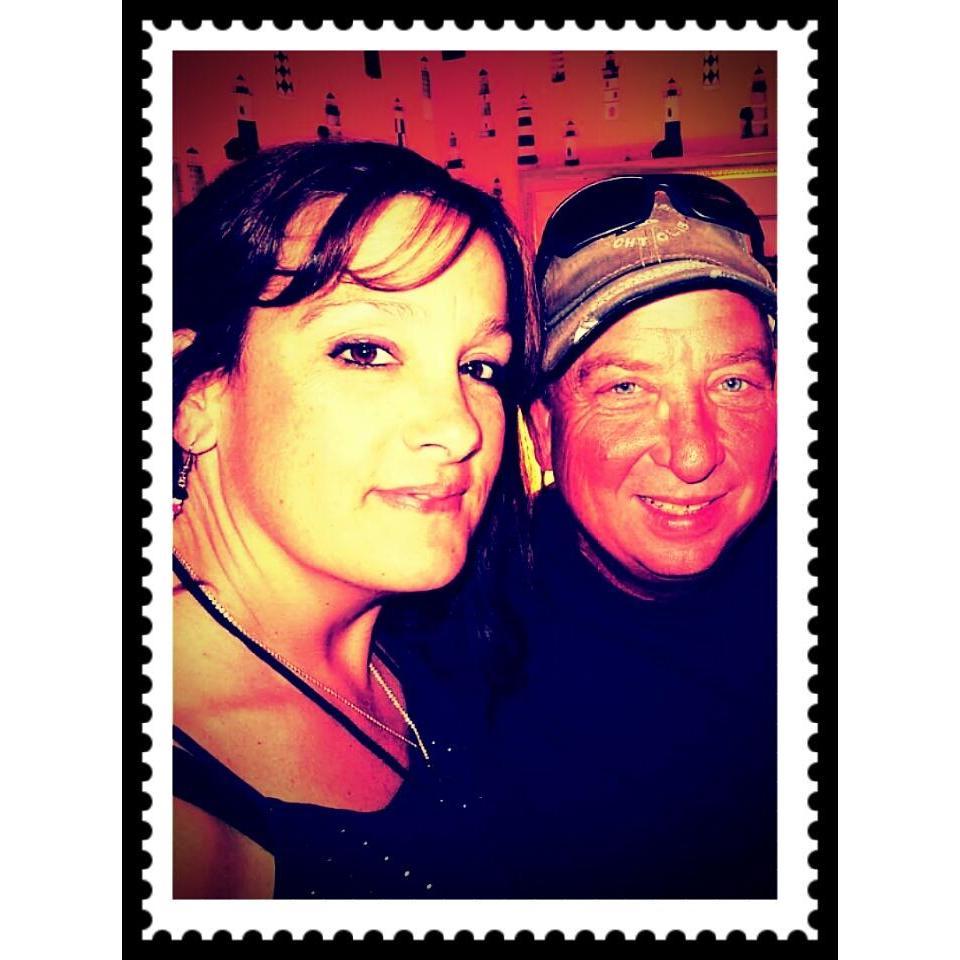 A picture of us back in the day when we were just friends on Mackinac Island at the Chippewa hotel.