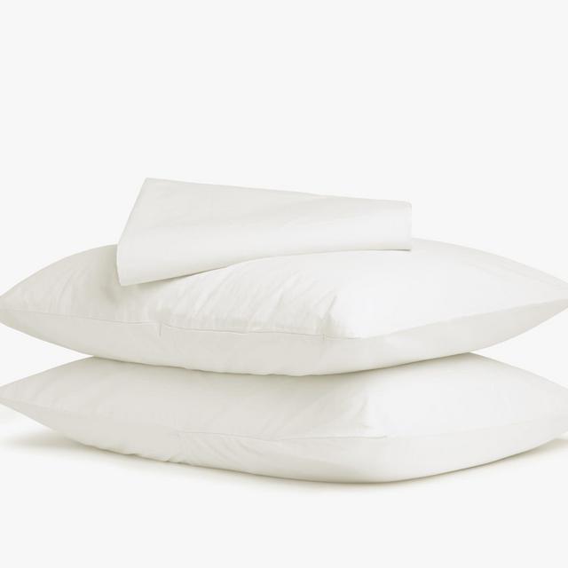 Queen Percale Sheet Set- Cream