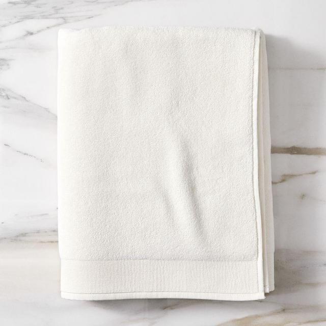 Organic Luxe FibroSoft Towel, Bath Sheet, Alabaster
