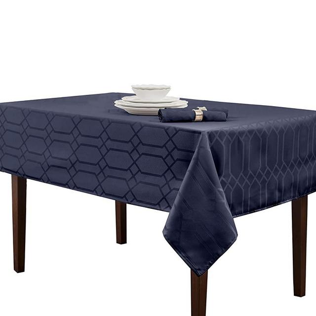 Benson Mills Chagall Spillproof Tablecloth,Indigo,60 X 104