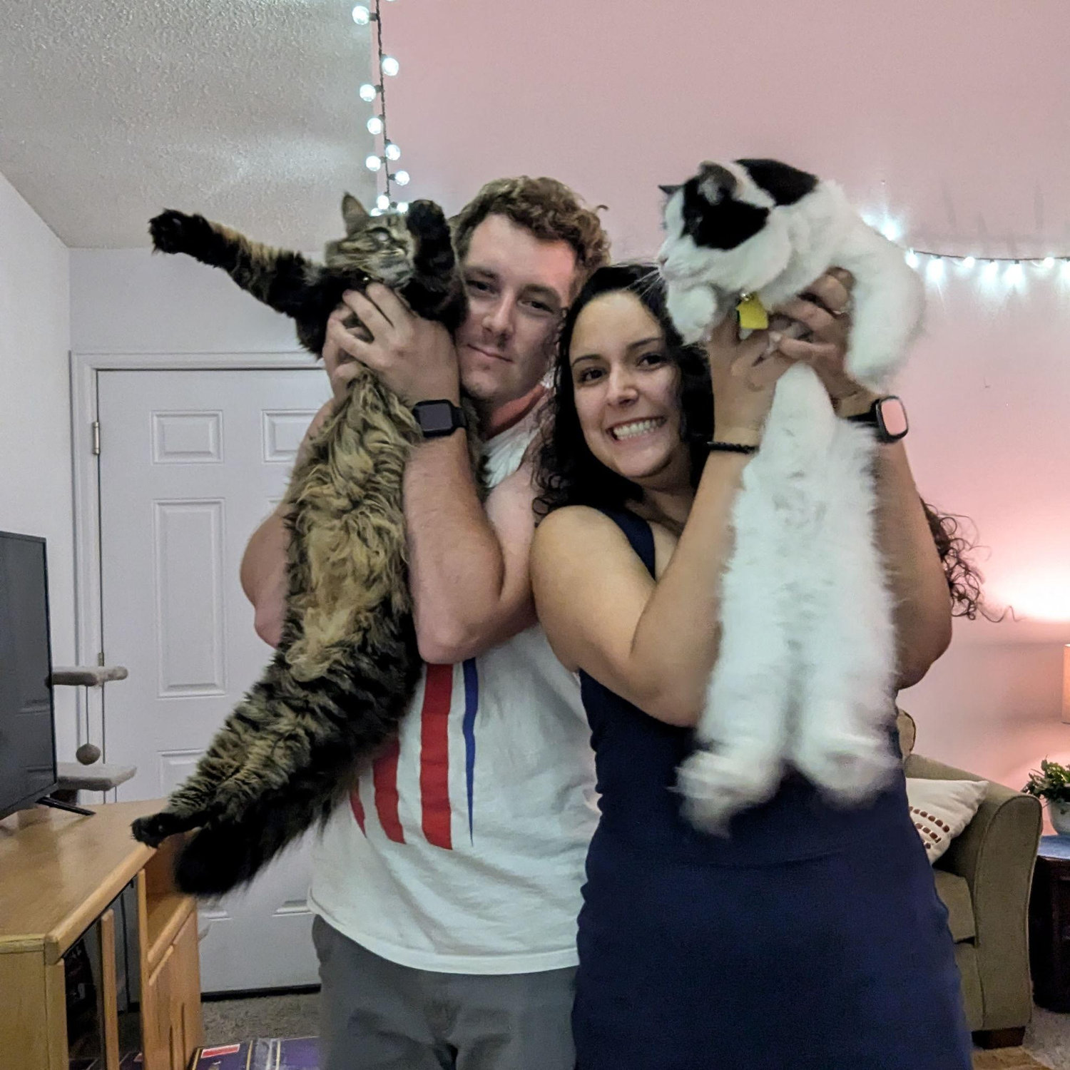 Last Night in our first apartment