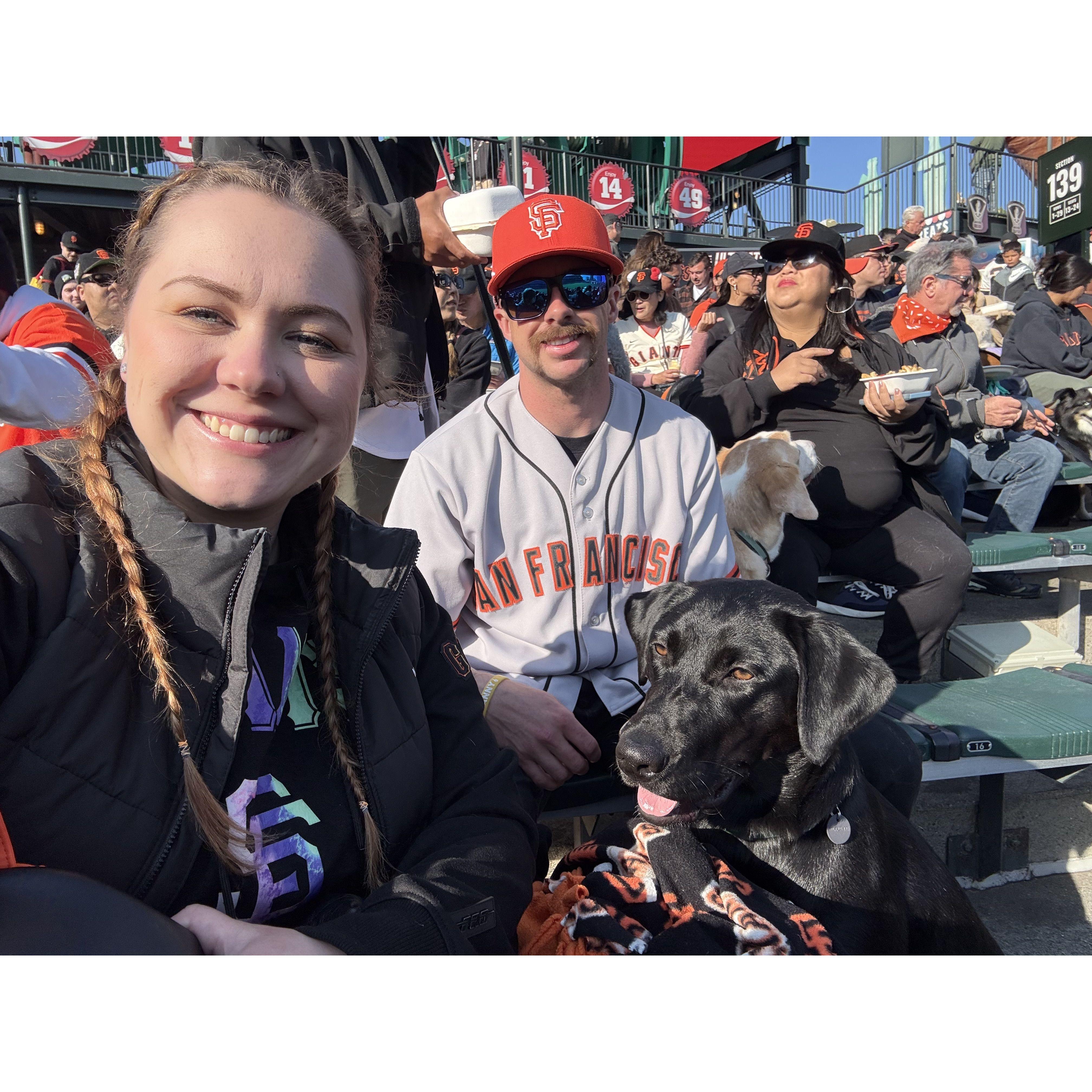 Dog Days at the Giants Game