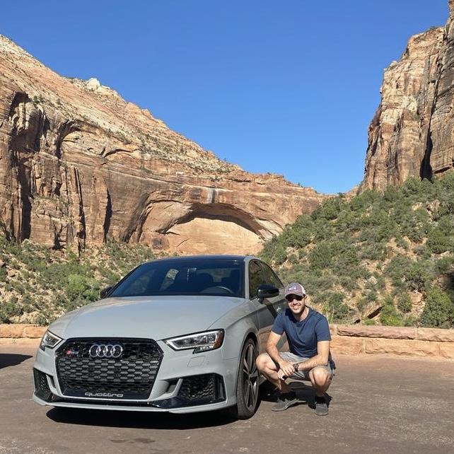 Zion, Utah - (Michael with his first true love)