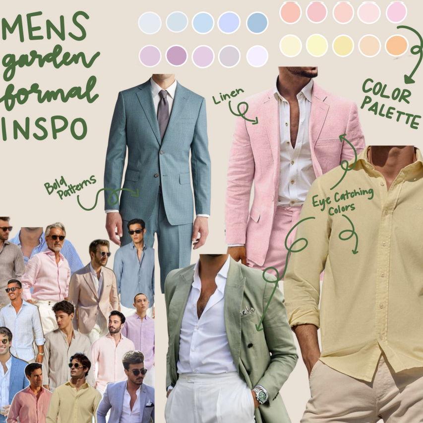 Men's Garden Formal Attire Inspiration