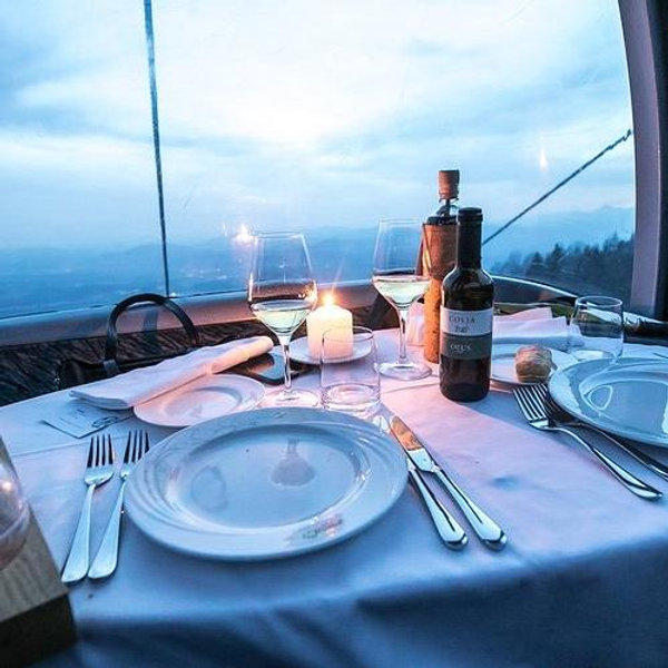 Cable Car Dinner On Our Honeymoon
