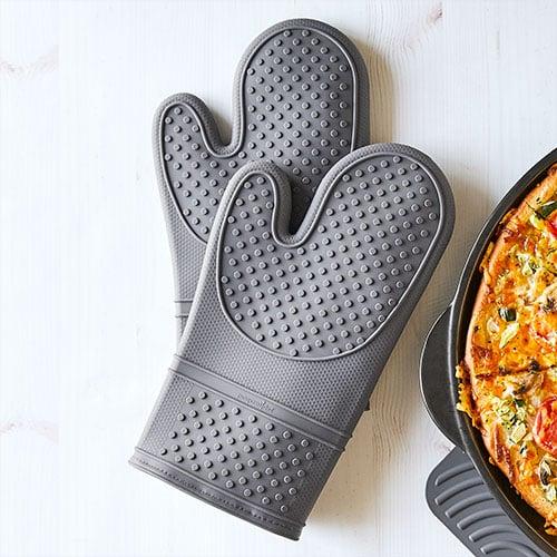 Silicone Oven Mitt Set