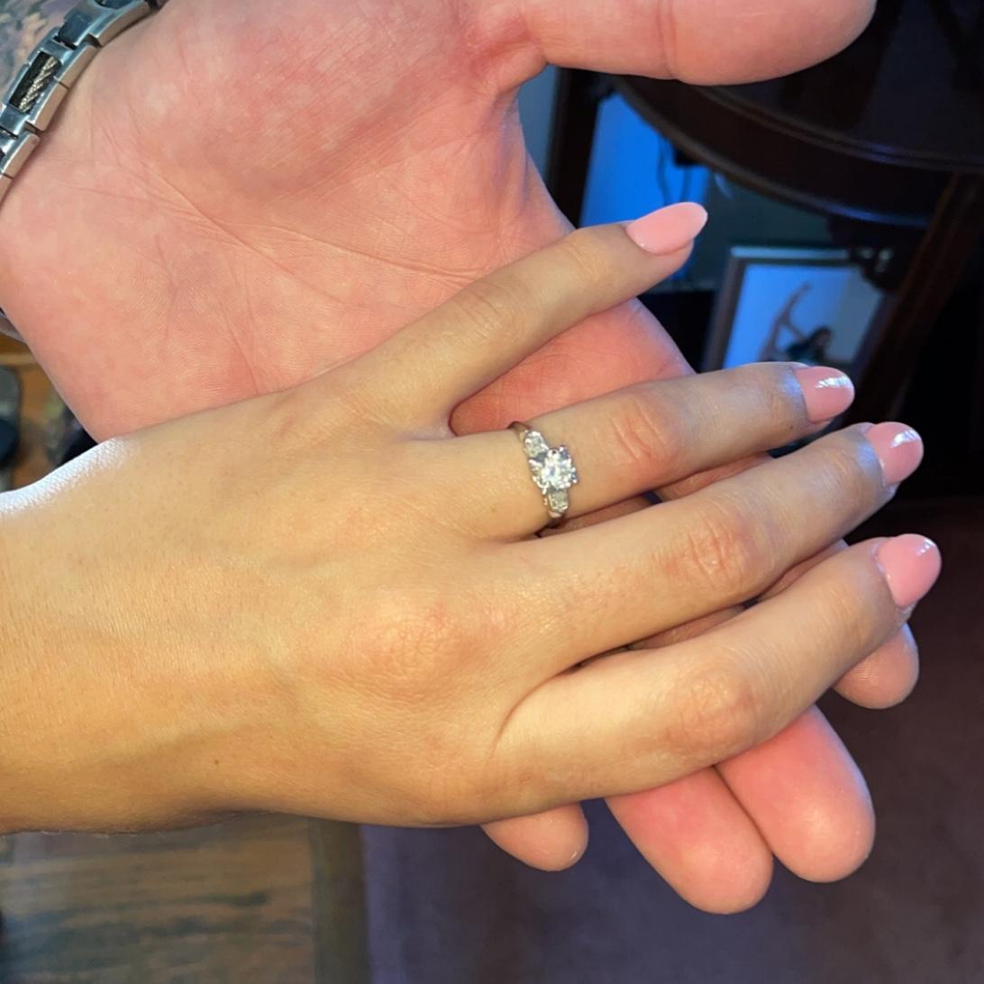 Here was the first ring 😍