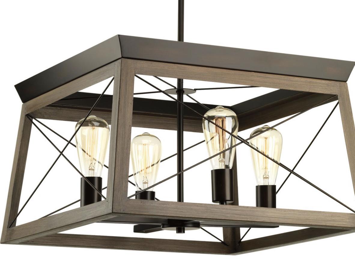 Delon 4-Light Square/Rectangle Chandelier