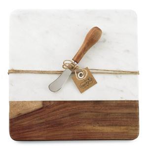 Bistro 2 Piece Cheese Board & Platter Set