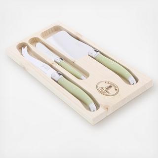 Laguiole 3-Piece Cheese Knife Set