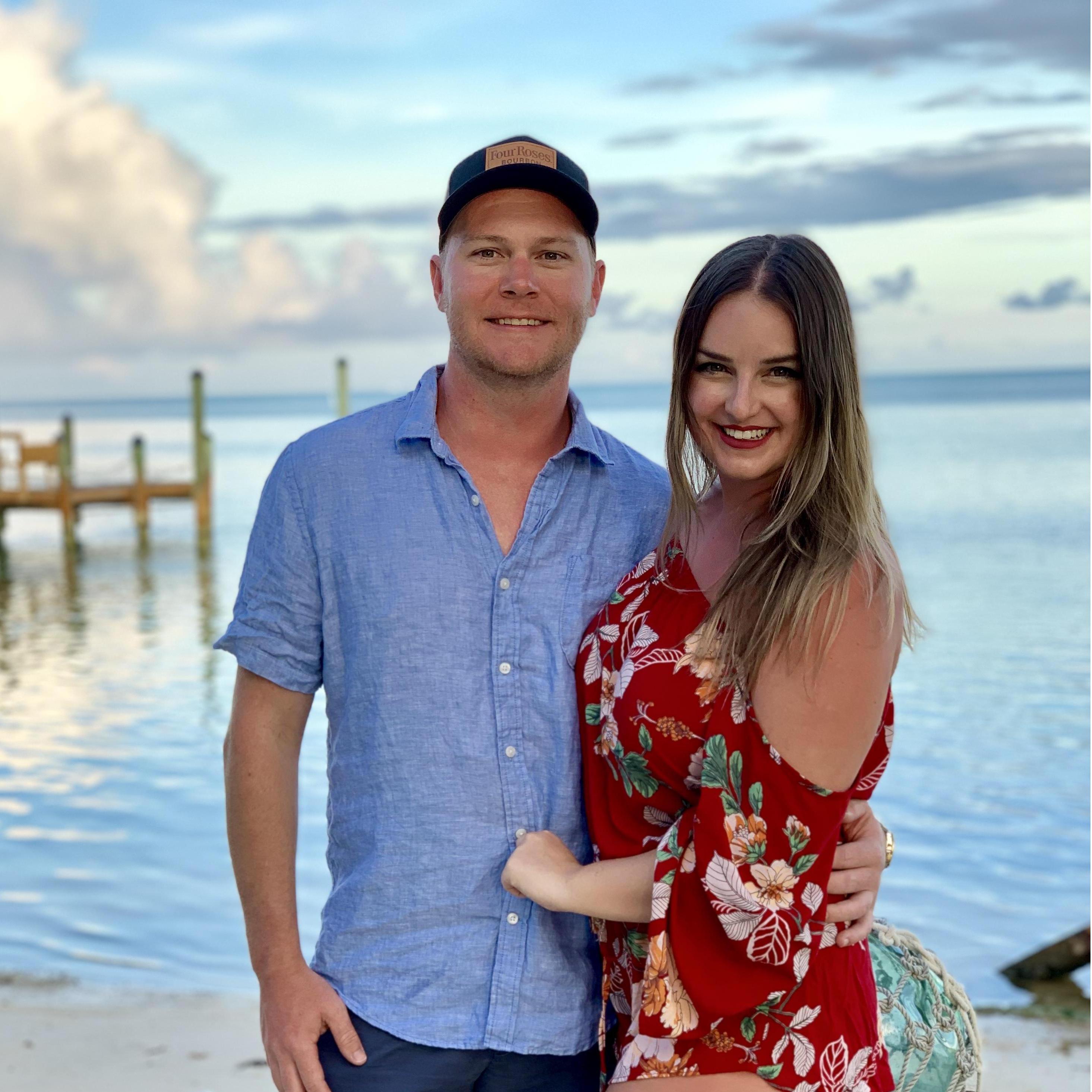 Jordan's 25th birthday dinner at Lazy Days in Islamorada. Joe surprised Jordan with a trip to the Keys where he had invited several of her closest friends without her knowing!