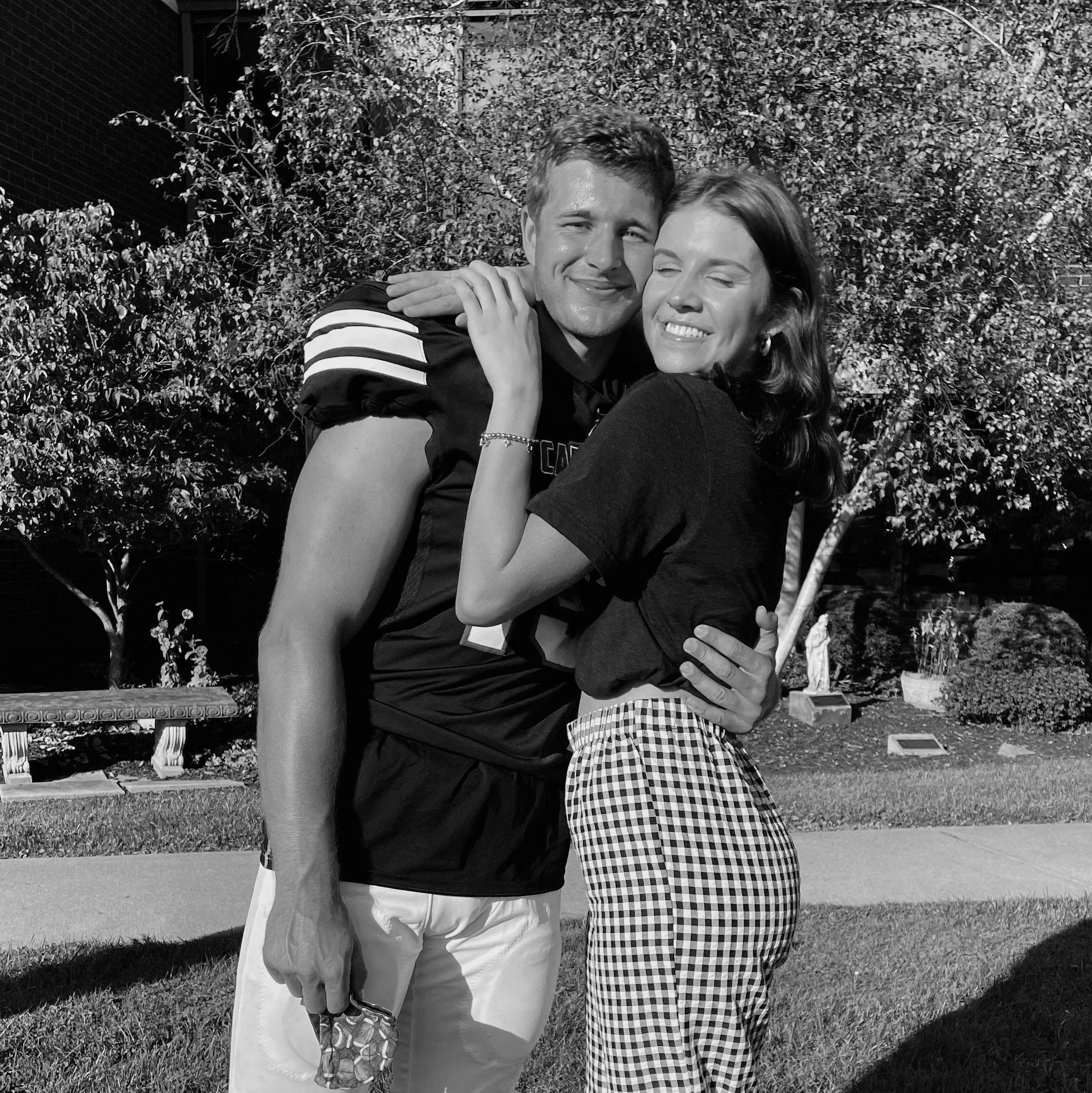 First football game of Matt's senior year at Wheeling!