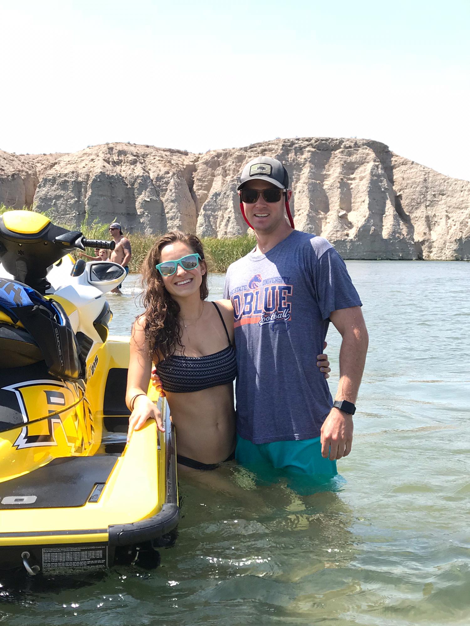 Havasu Lake good times!  We love to jet ski in the summertime!