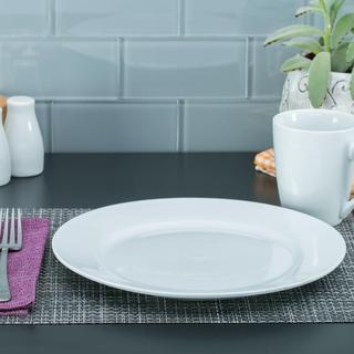 Round Rim Coupe Dinner Plate, Set of 4