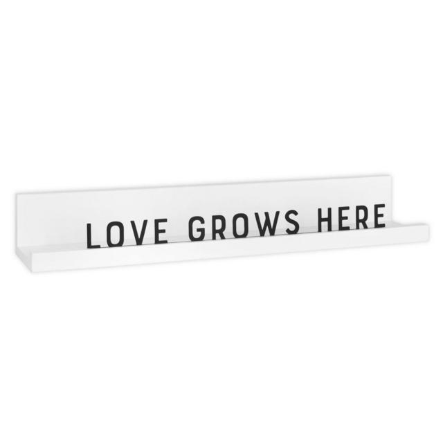 Bee & Willow™ Home "Love Grows Here" Ledge in White