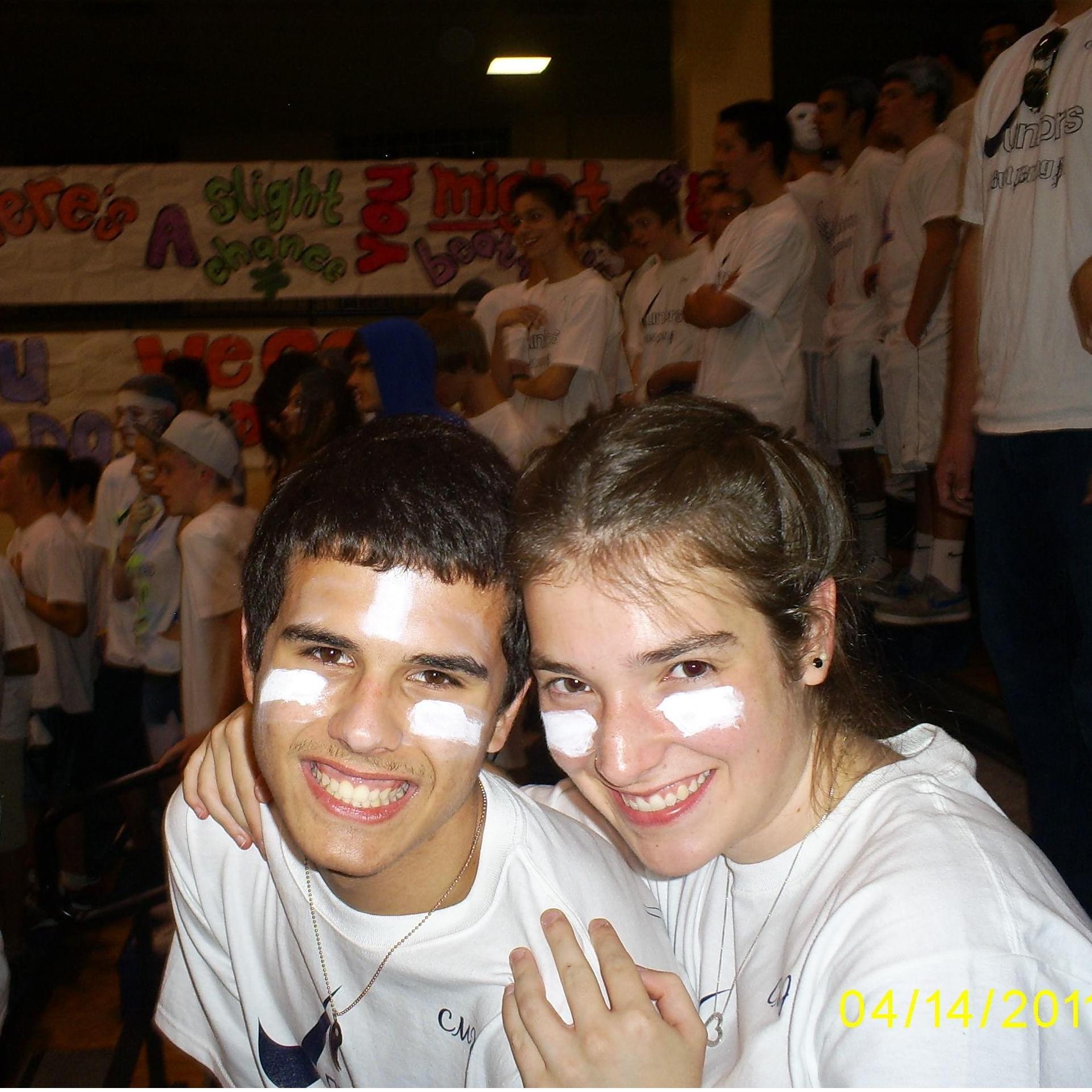 Blue White and Gold Night!  Winter of 2011