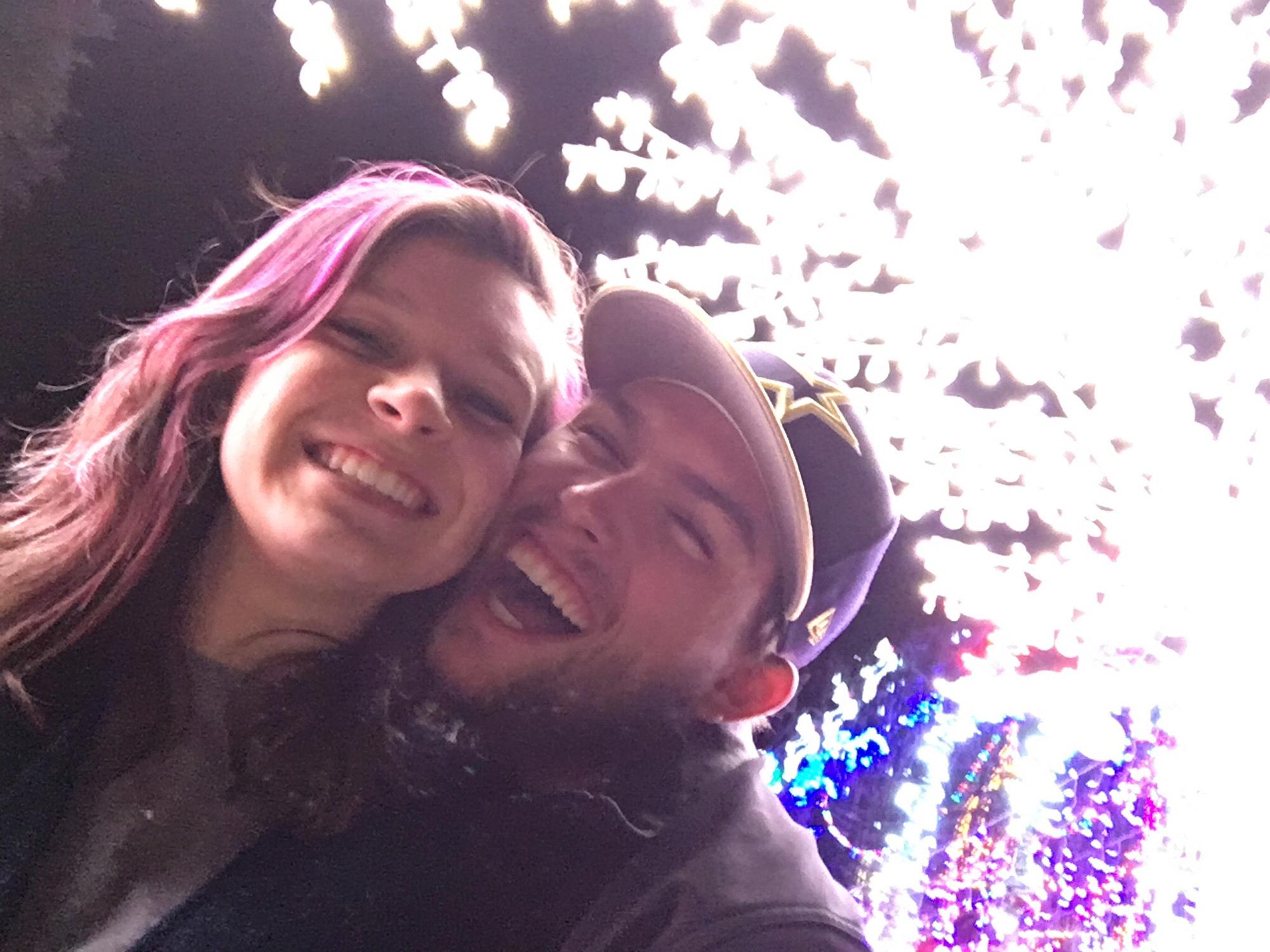 good ole Mozarts Coffee twinkle lights photo