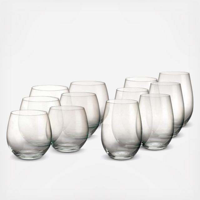 Marquis By Waterford Vintage Assorted 12-Piece Stemless Wine Glass Set