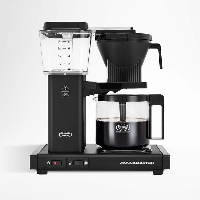 Moccamaster KBGV Glass Brewer 10-Cup Matte Black Coffee Maker