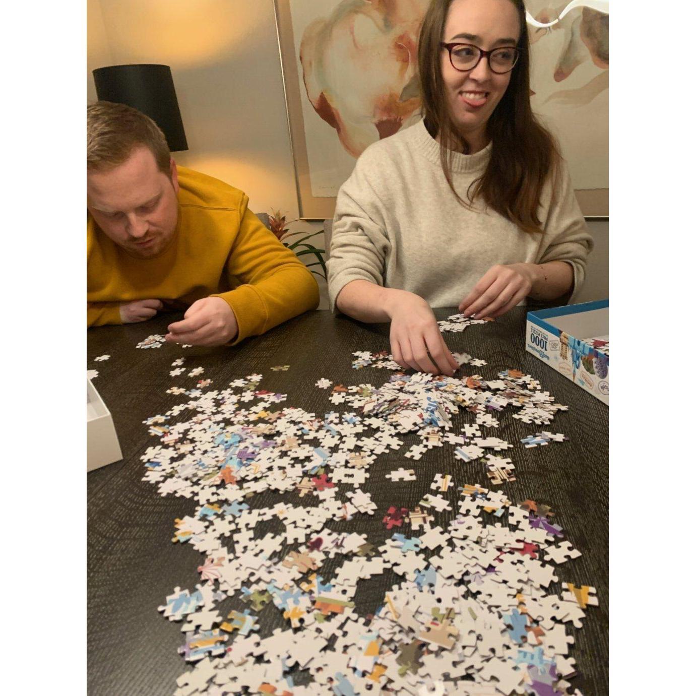 Puzzling at Thanksgiving!