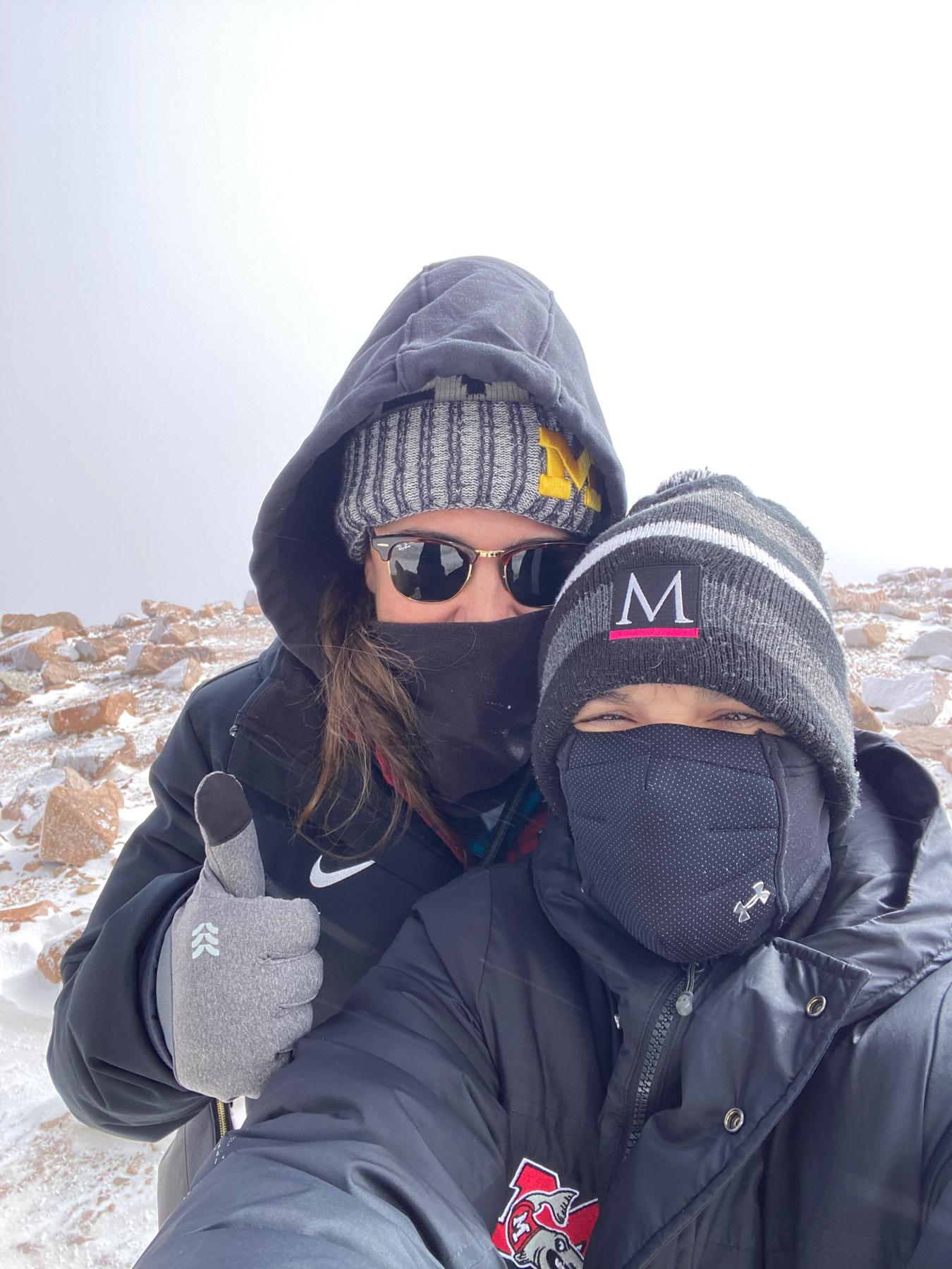 We made it to the top of Pike’s Peak in Colorado. This was part of Dani’s birthday celebration!