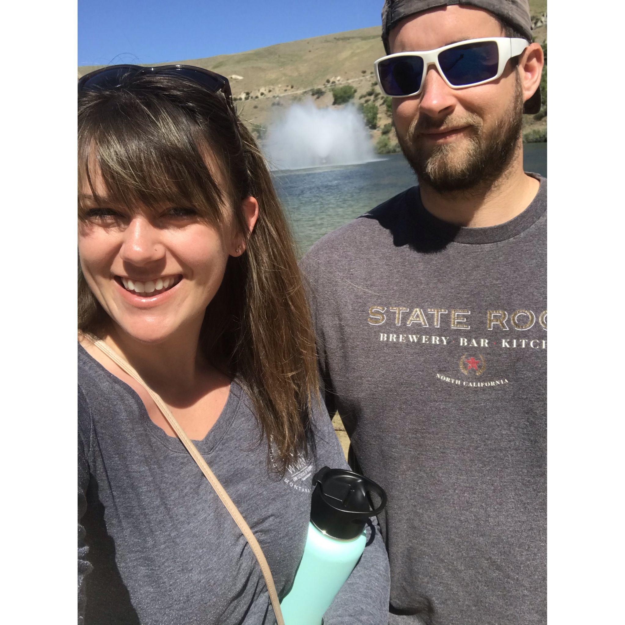 During year three of medical school, after covid, I spent the year traveling around the PNW on rotations, and on the weekends we explored these new places together. This photo is from Boise!