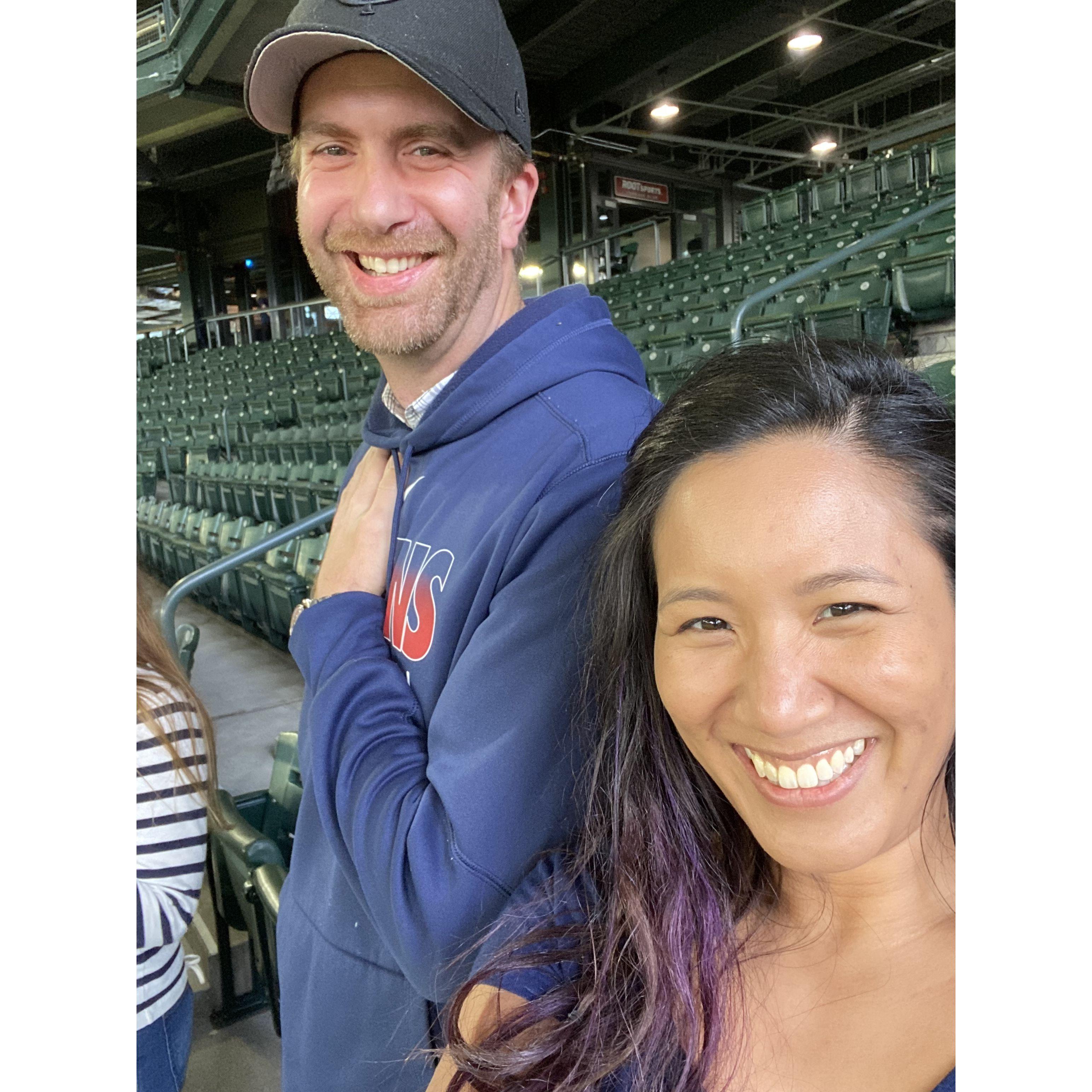 First baseball game together! (Mariners vs Twins at Seattle)