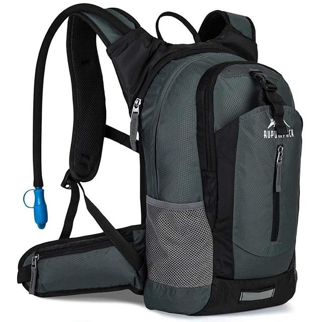 RUPUMPACK Insulated Hydration Backpack Pack with 2.5L BPA Free Bladder, Lightweight Daypack Water Backpack for Hiking Running Cycling, School Commuter, Fits Men, Women, Kids, 18L