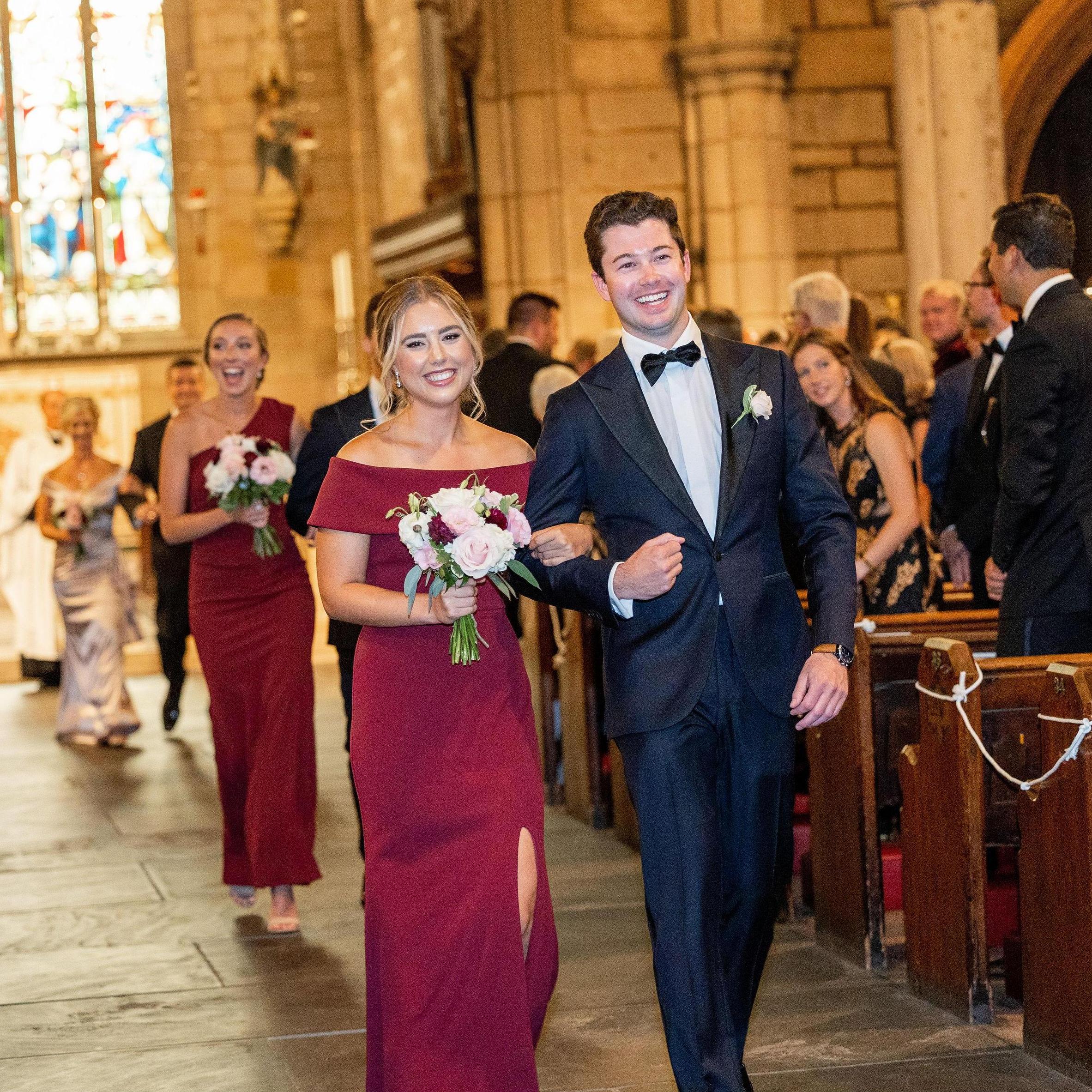 We both had the honor & privilege to be in Sarah & Andrew Spina's wedding party!