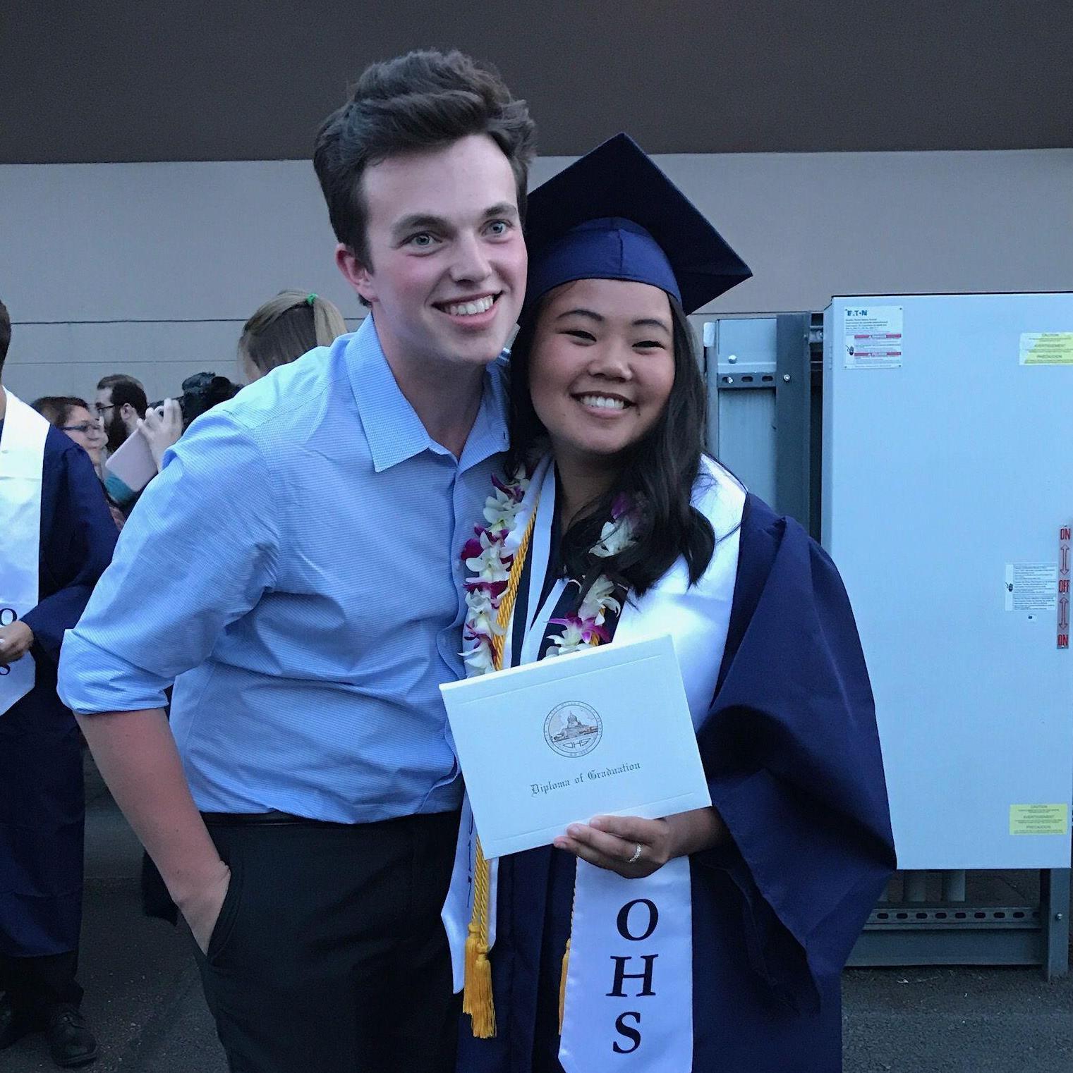 June 2017 | Hope's graduation from Olympia High School.