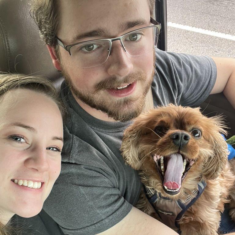 [March 3, 2024] Having a joyride with the two loves of Abby's life