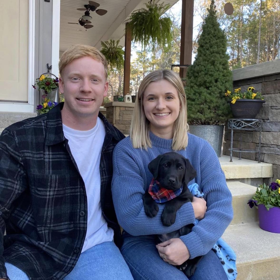 When we picked up Henry! January 2023.