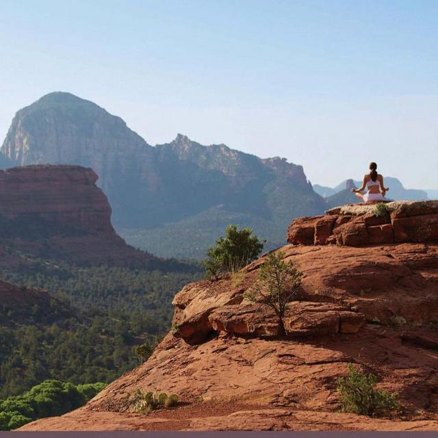Red rock meditation for two