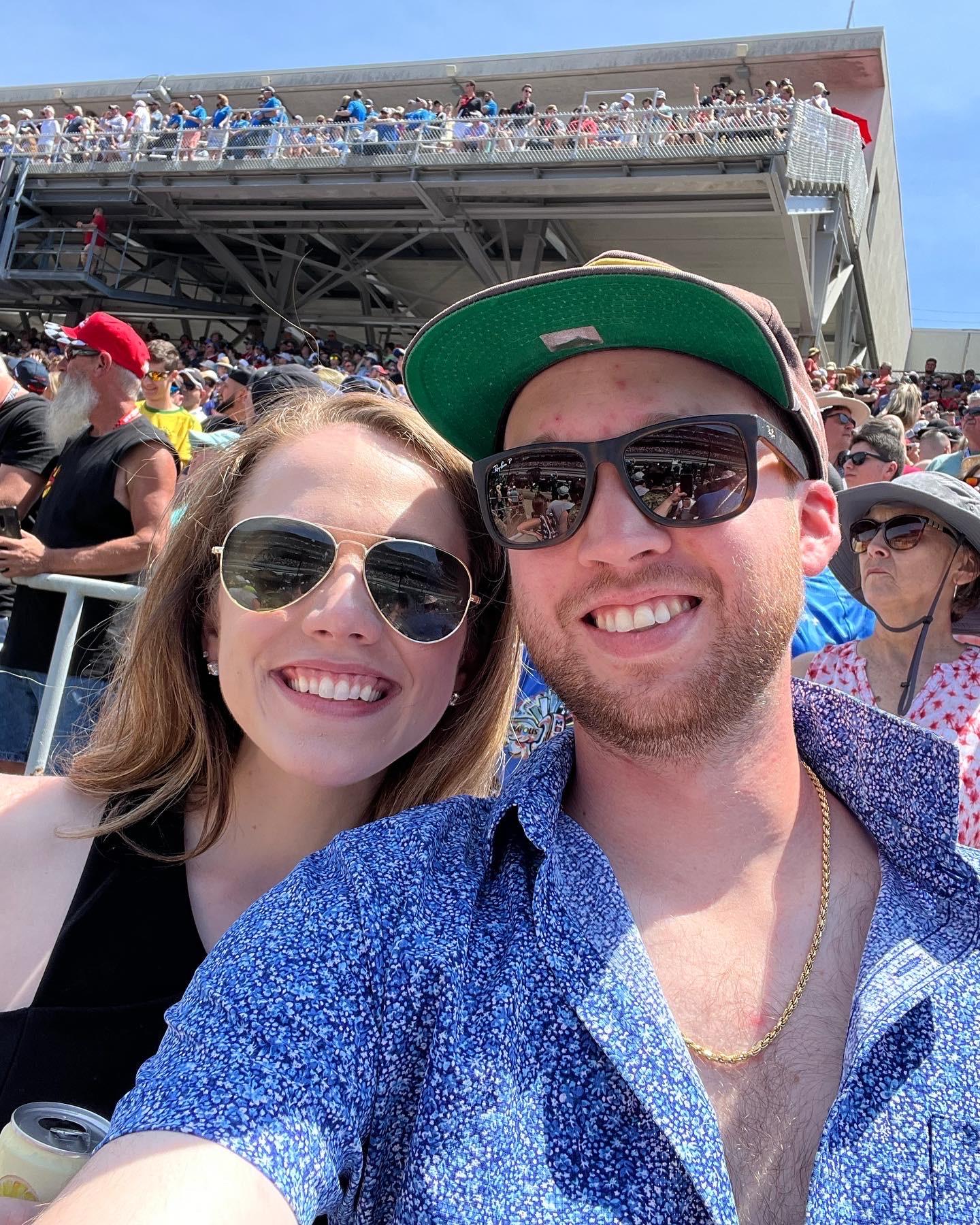 Baking in the Indy 500 sun