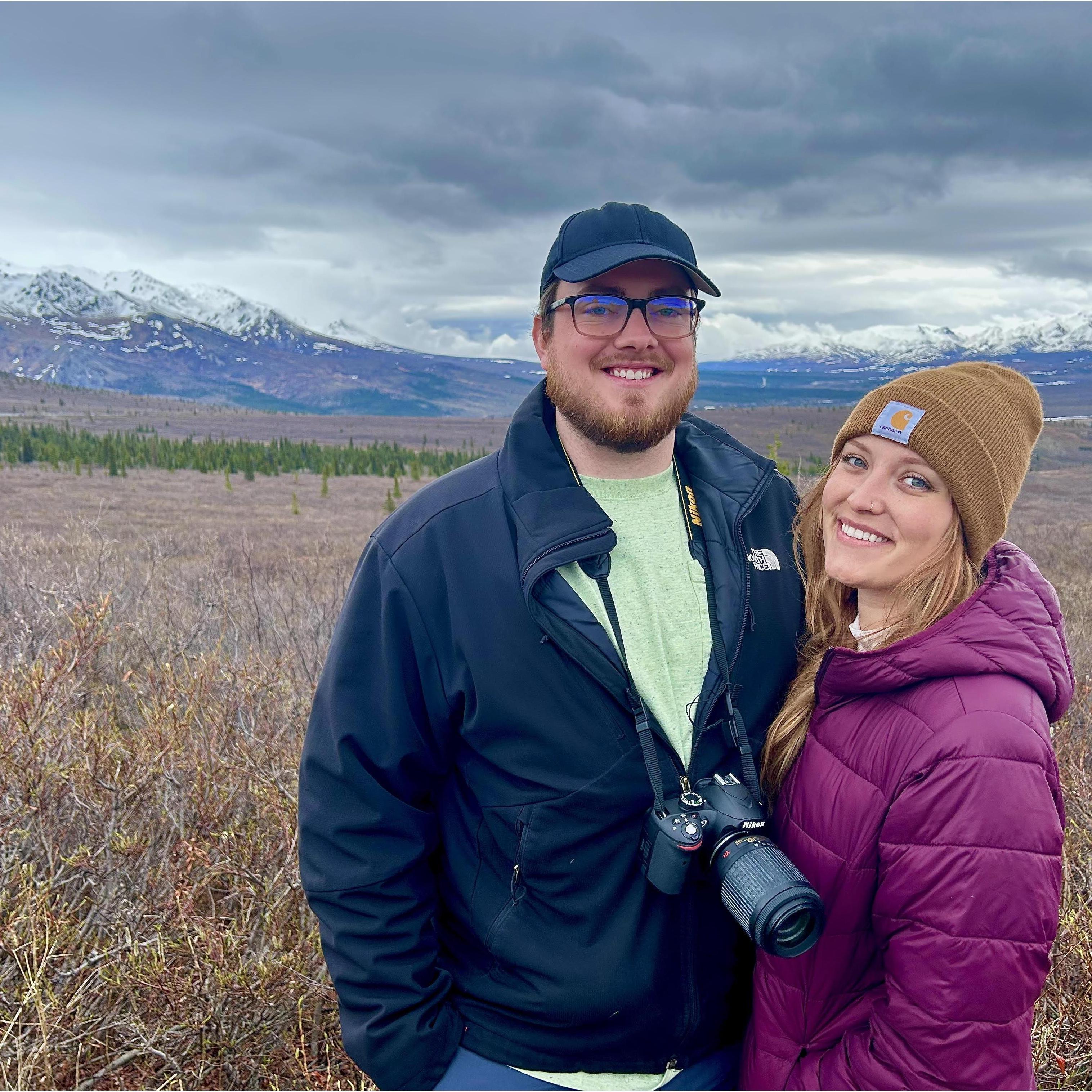 The Alaskan Range in Denali National Park, AK 2023